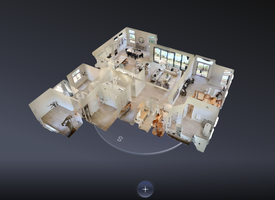 Nekustamā īpašuma 3D modelis ar pilnu telpu struktūru un plānojumu